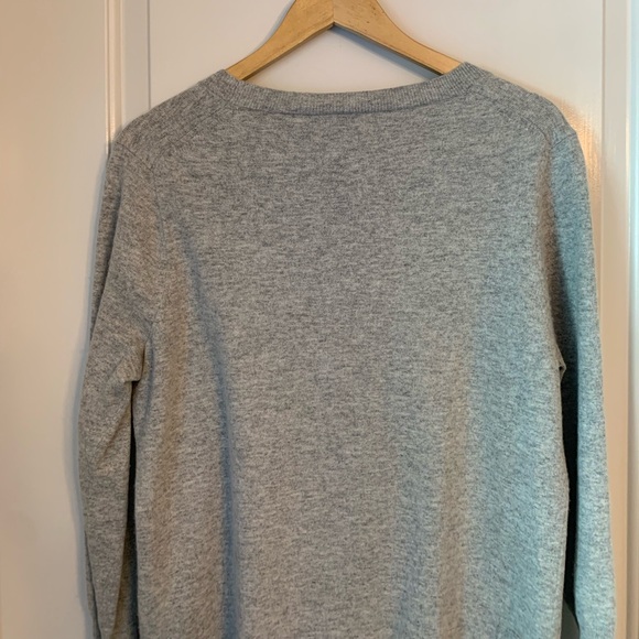 J. Crew Factory Wool-Blend Tunic Sweater in Heather Dove - Picture 6 of 14